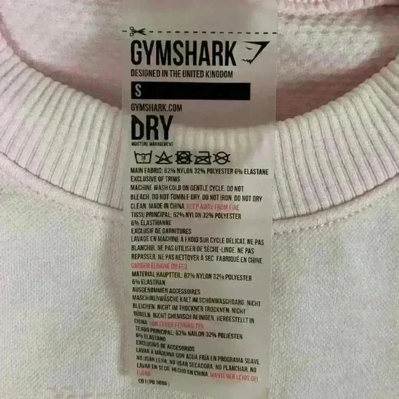 The Gymshark Ombre Seamless Long Sleeve Purple  Gray Top size S - Picture 7 of 7